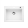 VİVİANO NUEVO 51X62 CM 1 GÖZ BEYAZ SERAMİK EVİYE