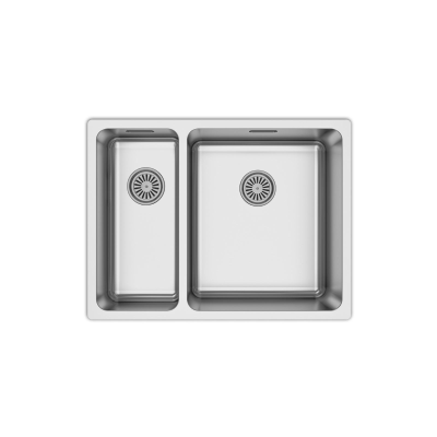 VİVİANO 44X58 SOL 1 MM R 15 PASLANMAZ ÇELİK EVİYE