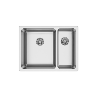 VİVİANO 44X58 SAĞ 1 MM R 15 PASLANMAZ ÇELİK EVİYE