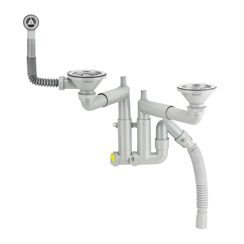 VİVİANO 1,5 GÖZ EVİYE SİFONU