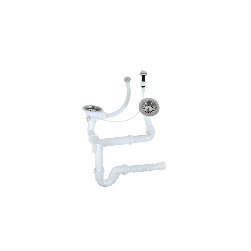 Viviano Çift Gözlü Tuşlu  Sifon takımı