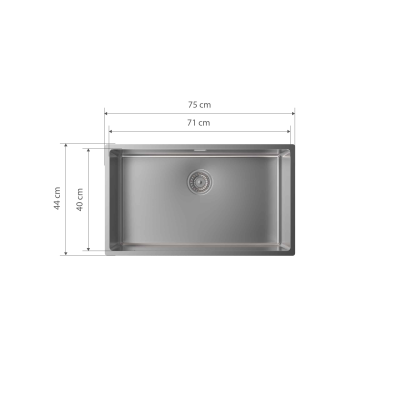 VİVİANO SONİES 74 INOX EVİYE SETİ