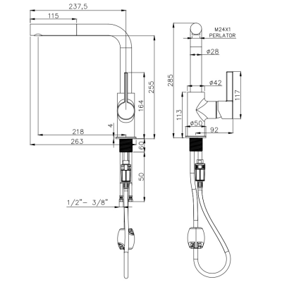 VİVİANO SONİES 74 INOX EVİYE SETİ