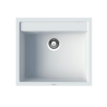VİVİANO AXİS 50X56 CM 1 GÖZ BEYAZ GRANİT EVİYE