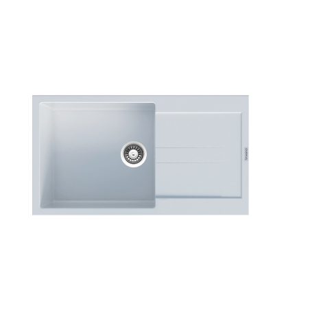 VİVİANO NERO 50x86 CM 1 GÖZ BEYAZ GRANİT EVİYE