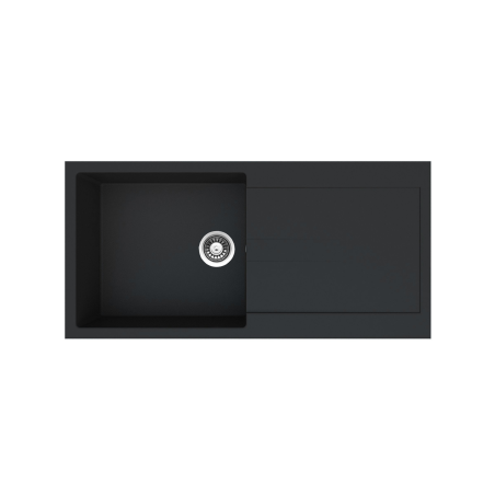 VİVİANO MAGMA 50x99 CM 1 GÖZ SİYAH GRANİT EVİYE